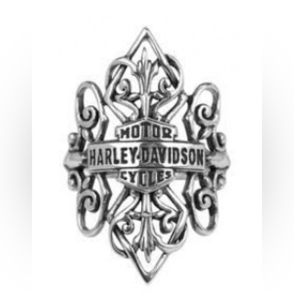 Harley-Davidson® Women's 925 MOD Silver Antique Filigree Ring in MOD Box 💍 - Picture 15 of 16